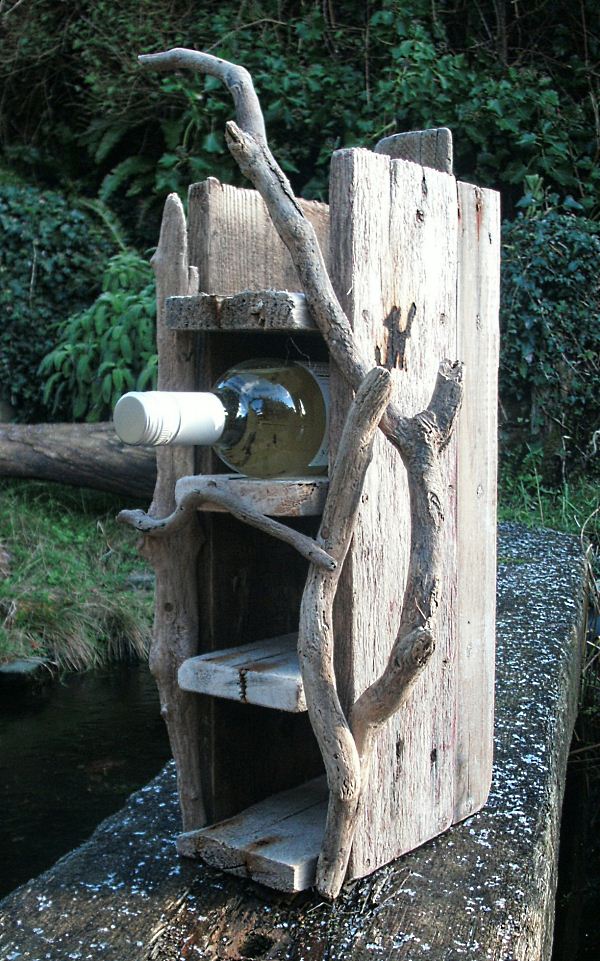 Driftwood Wine Rack